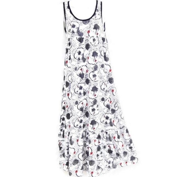 Disney Dresses & Skirts - Disney Dress Snow White Maxi Empire Ruffle Hem L